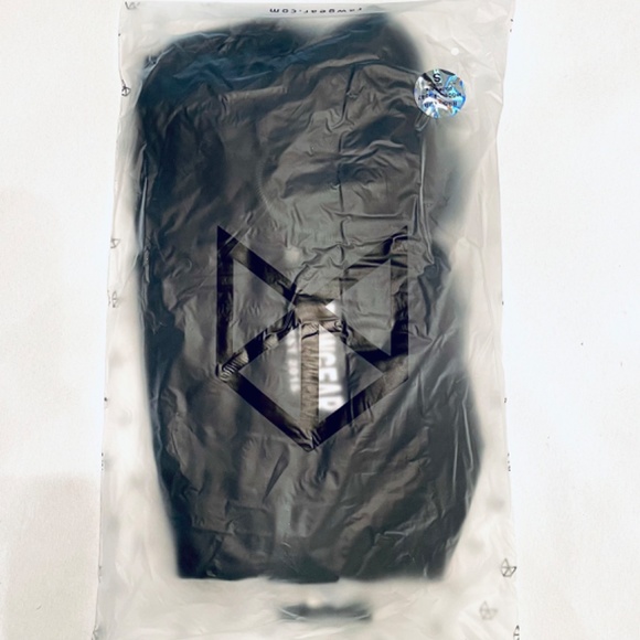 NEW  LA Rawgear Embroidered Letterman Jacket Hoodie Black - Picture 5 of 5